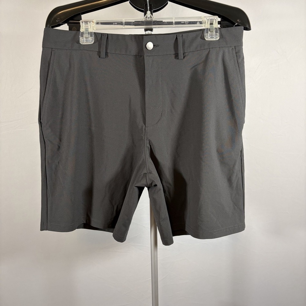 Old Navy Active Tech Mens 34 Hybrid Gray Shorts Golf Beach 4 Way Stretch Gorpcor